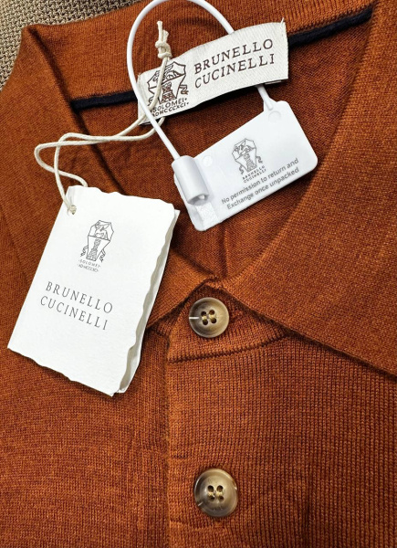 МУЖСКОЕ ПОЛО BRUNELLO CUCINELLI 69882 фото анонса