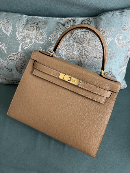 СУМКА HERMES KELLY 28 ручная работа 56084 фото анонса