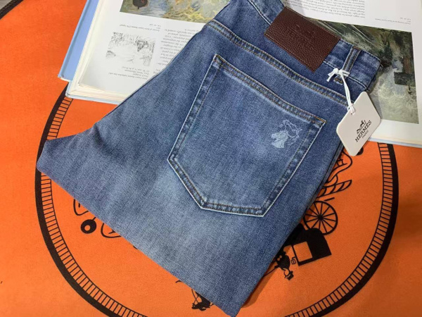 МУЖСКИЕ ДЖИНСЫ HERMES  74973 фото анонса