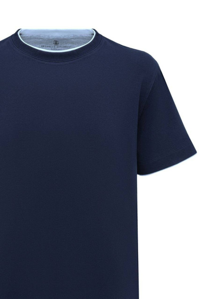 МУЖСКАЯ ФУТБОЛКА BRUNELLO CUCINELLI  69210 фото анонса
