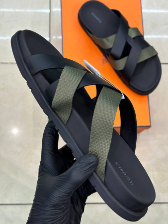 МУЖСКИЕ ШЛЕПКИ HERMES  75188 детальное фото товара