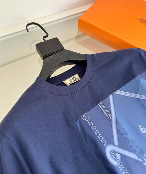 МУЖСКАЯ ФУТБОЛКА HERMES  74458 фото анонса