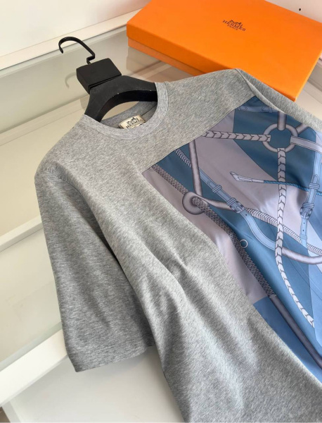 МУЖСКАЯ ФУТБОЛКА HERMES  74456 фото анонса