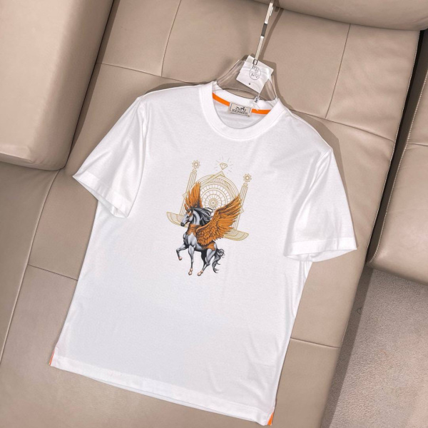 МУЖСКАЯ ФУТБОЛКА HERMES  75318 фото анонса