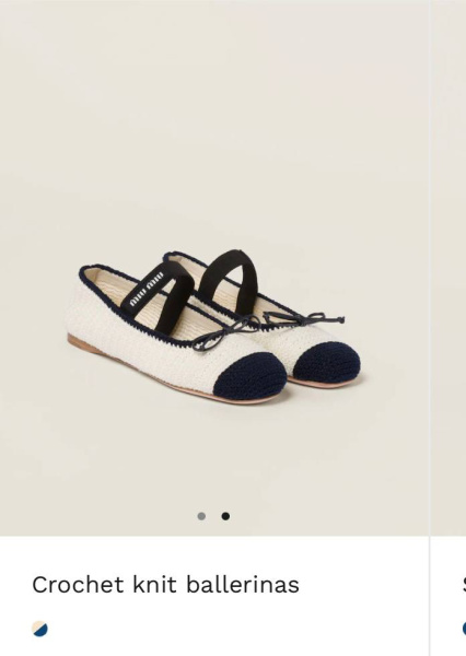 БАЛЕТКИ MIU MIU  69069 фото анонса