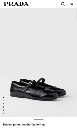 БАЛЕТКИ PRADA  73506 детальное фото товара