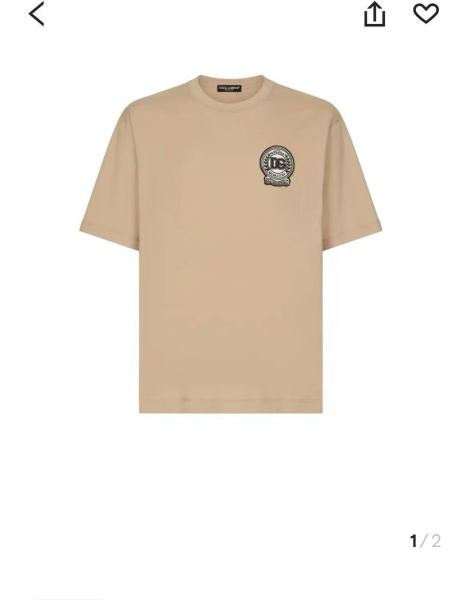 МУЖСКАЯ ФУТБОЛКА DOLCE & GABBANA  77448 фото анонса