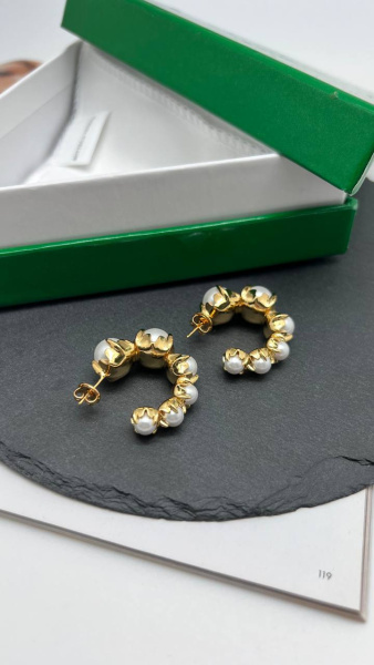 СЕРЬГИ BOTTEGA VENETA 74281 фото анонса