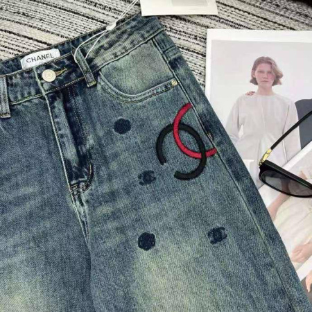 ДЖИНСЫ CHANEL  71555 детальное фото товара