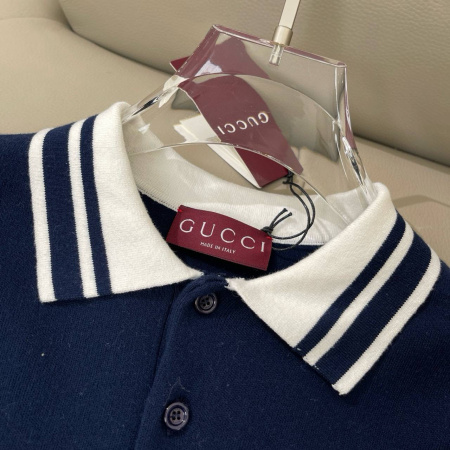 МУЖСКОЕ ПОЛО GUCCI  77956 детальное фото товара