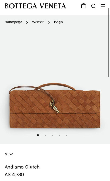 КЛАТЧ BOTTEGA VENETA  80136 фото анонса