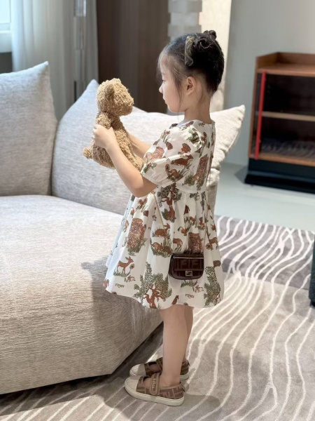 ДЕТСКОЕ ПЛАТЬЕ FENDI  75556 фото анонса