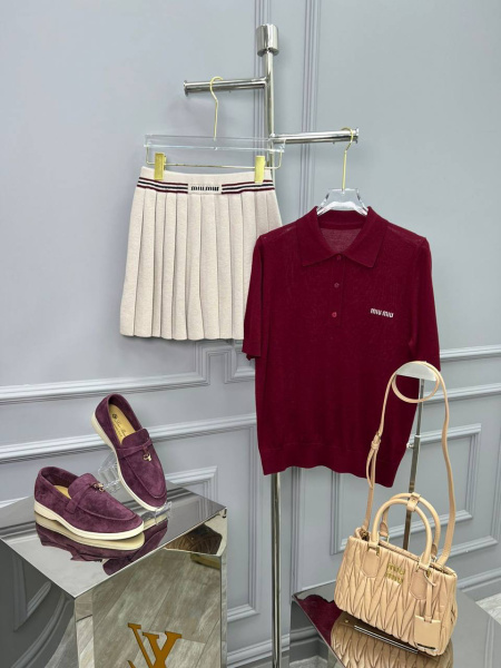 ФУТБОЛКА ПОЛО MIU MIU  66177 фото анонса