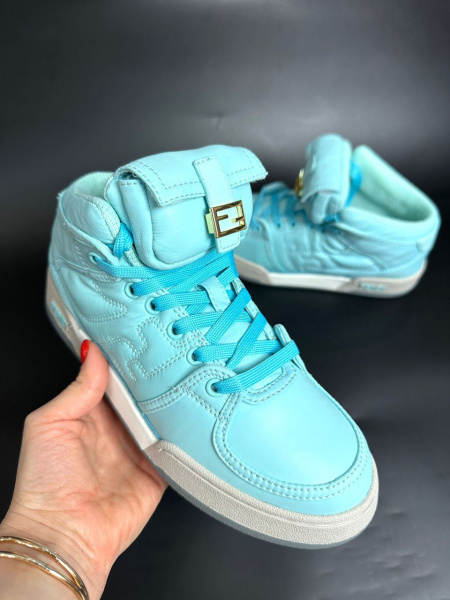 КРОССОВКИ ВЫСОКИЕ FENDI  57193 фото анонса