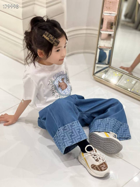 ДЕТСКАЯ ФУТБОЛКА FENDI  75571 фото анонса