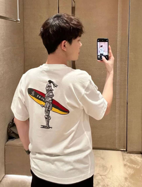 МУЖСКАЯ ФУТБОЛКА BURBERRY  75164 фото анонса