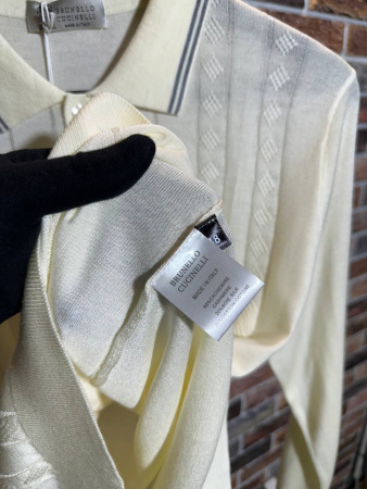 МУЖСКОЕ ПОЛО BRUNELLO CUCINELLI  70200 детальное фото товара