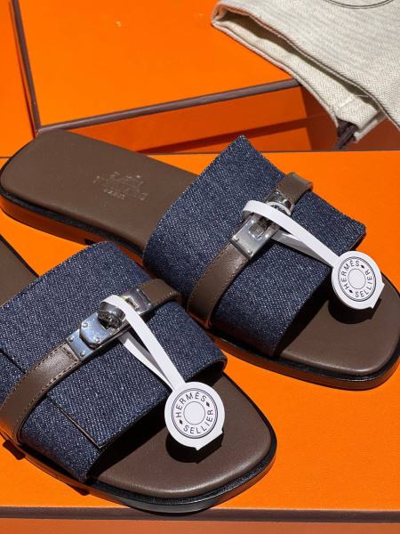 ШЛЕПКИ HERMES  68112 фото анонса