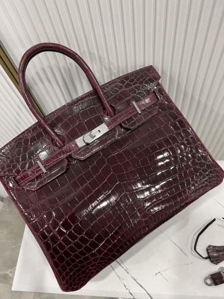СУМКА HERMES BIRKIN 35 ручная работа 55511 фото анонса