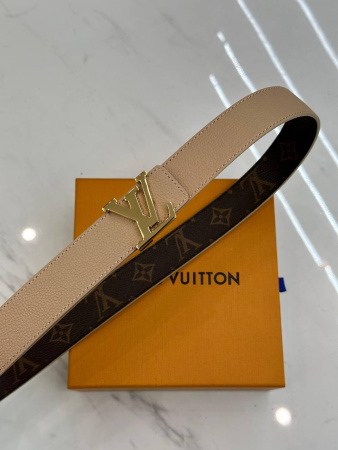 ЖЕНСКИЙ РЕМЕНЬ ДВУСТОРОННИЙ LOUIS VUITTON 46074 детальное фото товара
