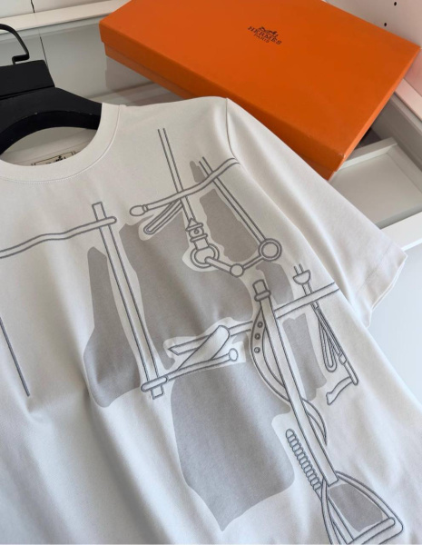 МУЖСКАЯ ФУТБОЛКА HERMES  74468 фото анонса