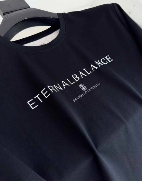 МУЖСКАЯ ФУТБОЛКА BRUNELLO CUCINELLI  73437 фото анонса