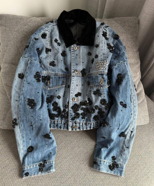 КУРТКА ДЖИНСОВКА MIU MIU 