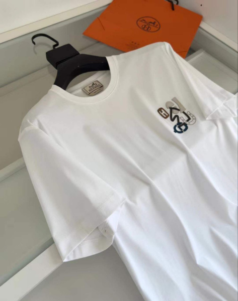 МУЖСКАЯ ФУТБОЛКА HERMES  77383 фото анонса