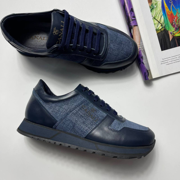 МУЖСКИЕ КРОССОВКИ CANALI  70182 фото анонса