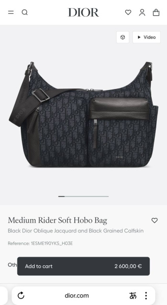 МУЖСКАЯ СУМКА МЕССЕНДЖЕР CHRISTIAN DIOR  79992 фото анонса