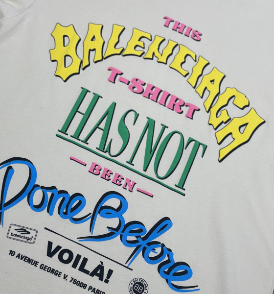 МУЖСКАЯ ФУТБОЛКА BALENCIAGA  68841 фото анонса