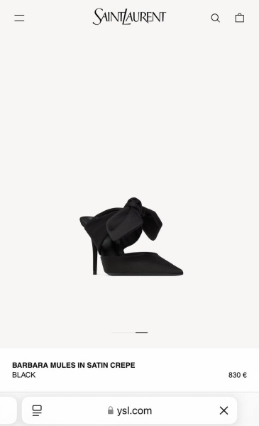ТУФЛИ SAINT LAURENT  73006 фото анонса