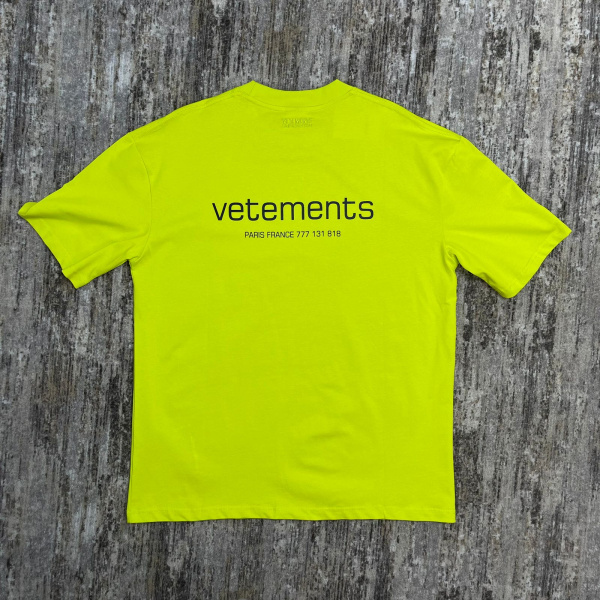 МУЖСКАЯ ФУТБОЛКА VETEMENTS  66513 фото анонса