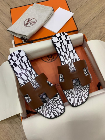 ШЛЕПКИ HERMES  56919 детальное фото товара