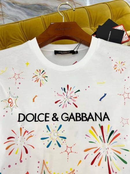 МУЖСКАЯ ФУТБОЛКА DOLCE & GABBANA  77604 фото анонса