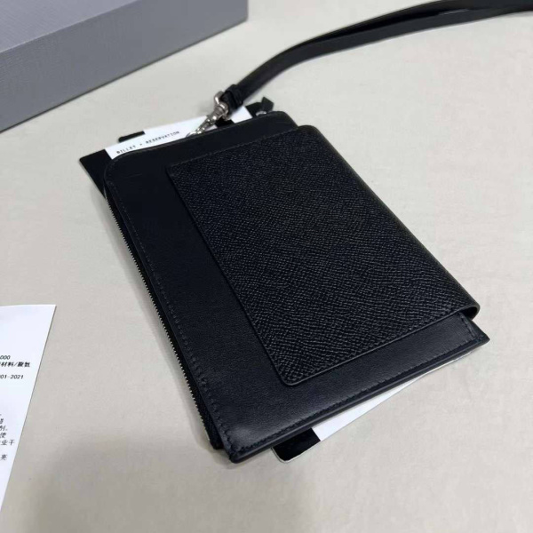 СУМКА BALENCIAGA PASSPORT PHONE HOLDER BLACK  68108 фото анонса
