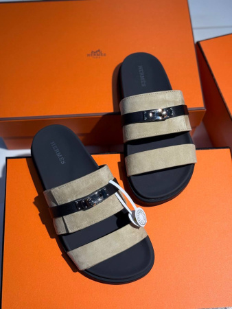 ШЛЕПКИ HERMES  77040 детальное фото товара