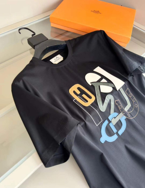 МУЖСКАЯ ФУТБОЛКА HERMES  77387 фото анонса