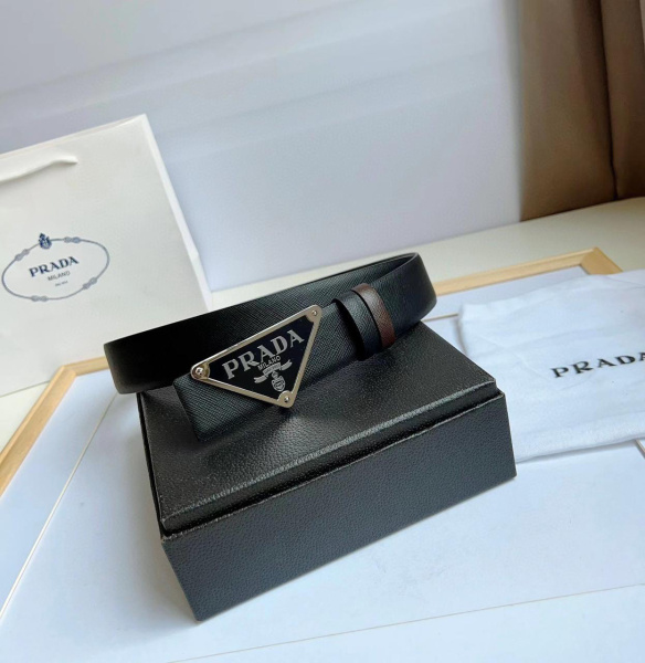 МУЖСКОЙ РЕМЕНЬ ДВУХСТОРОННИЙ PRADA  58870 фото анонса