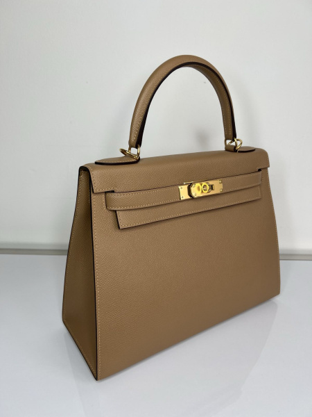СУМКА HERMES KELLY 28 ручная работа 56084 фото анонса