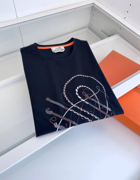 МУЖСКАЯ ФУТБОЛКА HERMES  74975 фото анонса