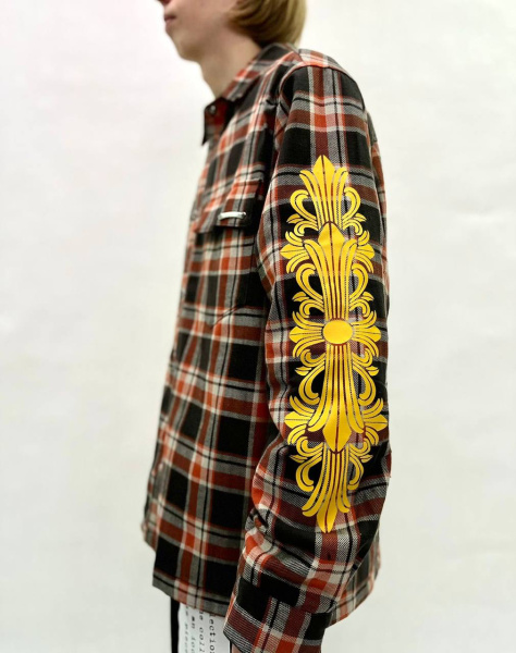 МУЖСКАЯ РУБАШКА CHROME HEARTS  63527 фото анонса