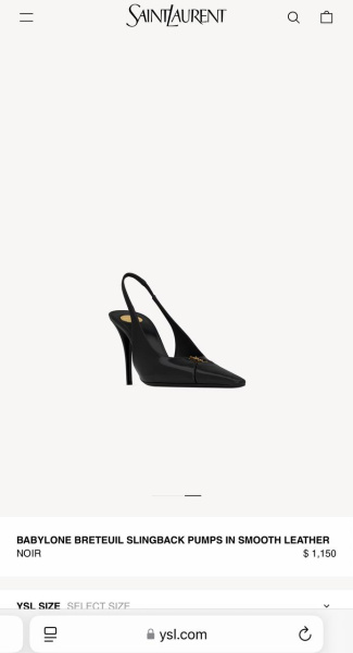 ТУФЛИ SAINT LAURENT  75831 фото анонса