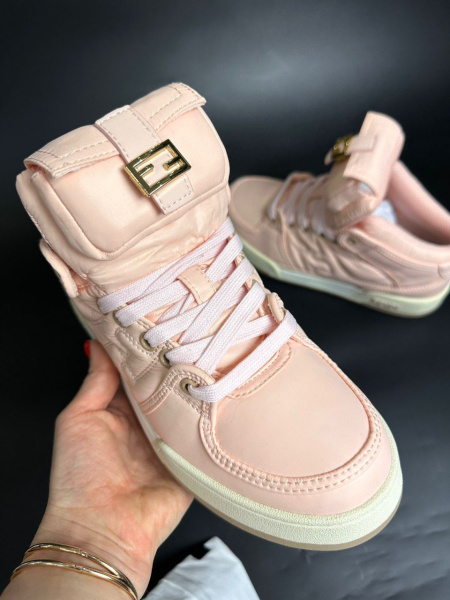 КРОССОВКИ ВЫСОКИЕ FENDI  57191 фото анонса