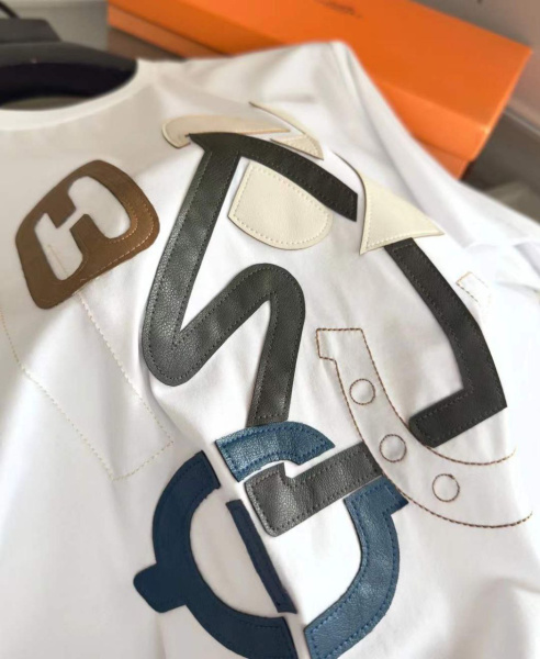 МУЖСКАЯ ФУТБОЛКА HERMES  77386 фото анонса