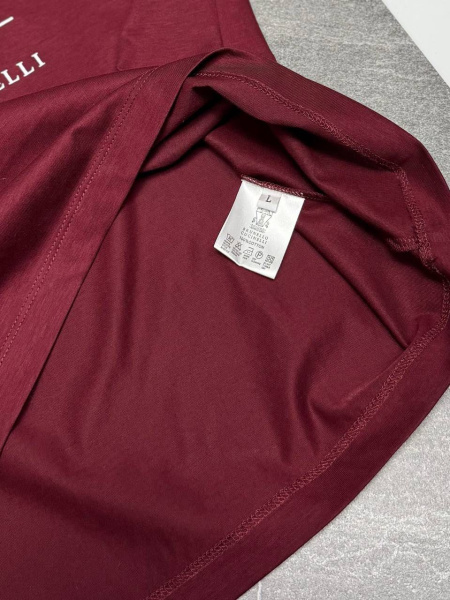 МУЖСКАЯ ФУТБОЛКА BRUNELLO CUCINELLI  72730 фото анонса
