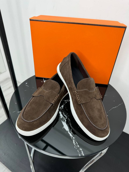 МУЖСКИЕ ЛОФЕРЫ HERMES  78081 фото анонса