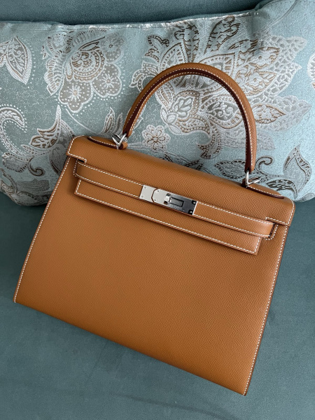 СУМКА HERMES KELLY 28 ручная работа 56083 фото анонса