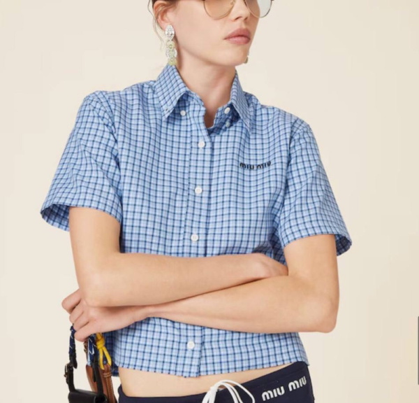 РУБАШКА MIU MIU 