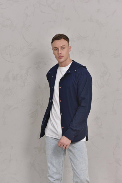 РУБАШКА С КАПЮШОНОМ KITON  63528 фото анонса